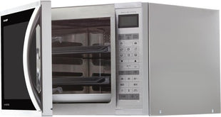 Sharp R971STW Magnetron 1300 Watt oven, tiptoets en timer