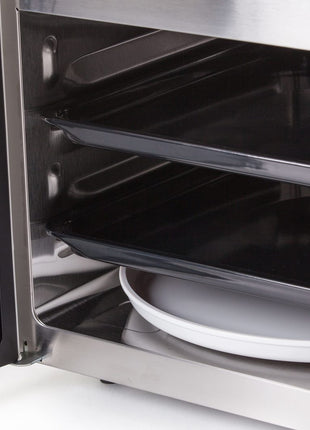 Sharp R971STW Magnetron 1300 Watt oven, tiptoets en timer